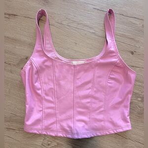 Alter’d state bustier tank. Vegan leather. Size XS.